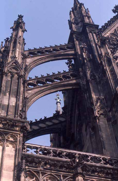 close up of Cologne Dom